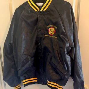 Montgomery VFW Post 7452 Black Bomber Jacket